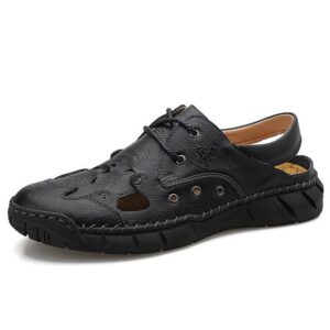 Tamja-Summer Leather Male Beach Sandals