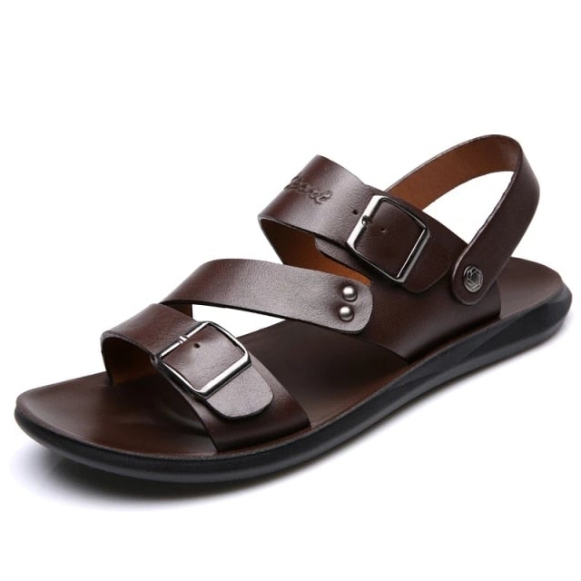Tamja-New Fashion Leather Men Summer Sandals