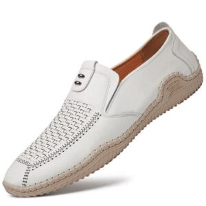 Tamja-2022 New Summer Breathable Leather Loafers