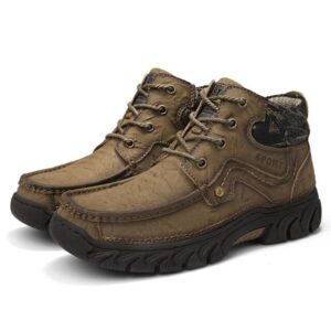 Tamja - Mens Wear-resistant Non-slip Leather Boots