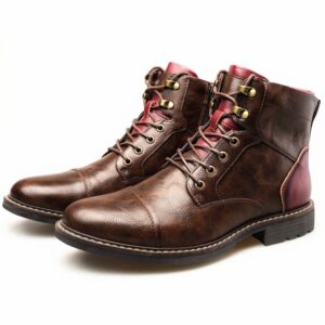 Tamja-Comfy Lace-up High Quality Leather Men's Boots