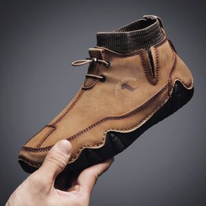 Tamja-2022 New Fashion Leather Ankle Boots