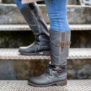 Tamja-Women's New Thick-heel Martin Boots