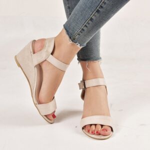 Tamja-New Buckle Fish Mouth Women's Flat Sandals