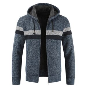 Men's Zipper Cardigan Sweater