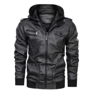 Men's Motorcycle Casual Leather Jacket